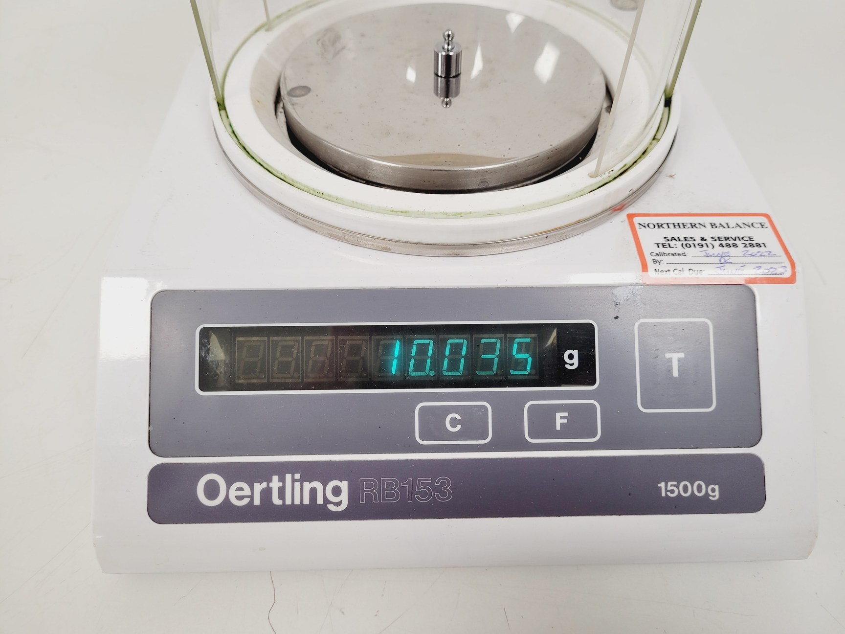 Image of Oertling Laboratory Precision Balance Scales    Model RB153 Lab