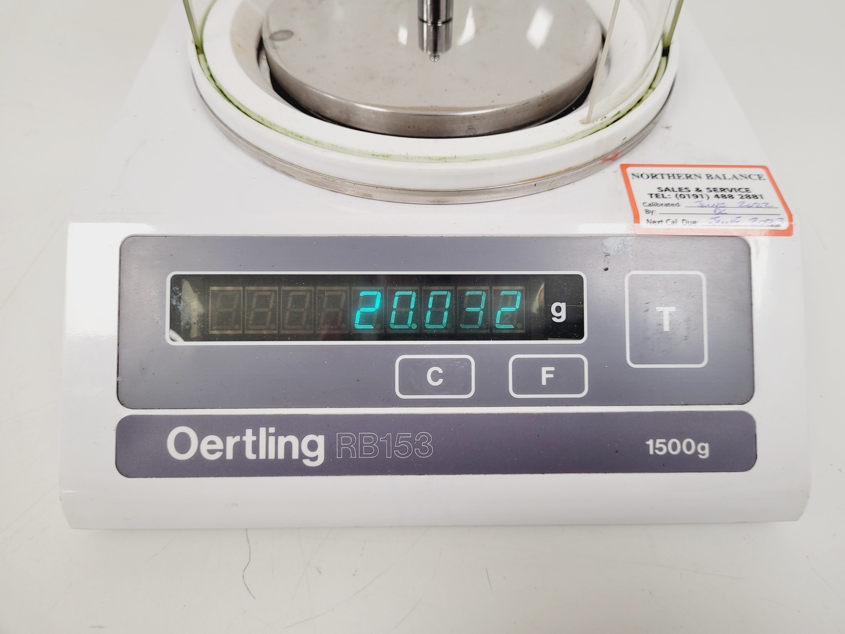Image of Oertling Laboratory Precision Balance Scales    Model RB153 Lab