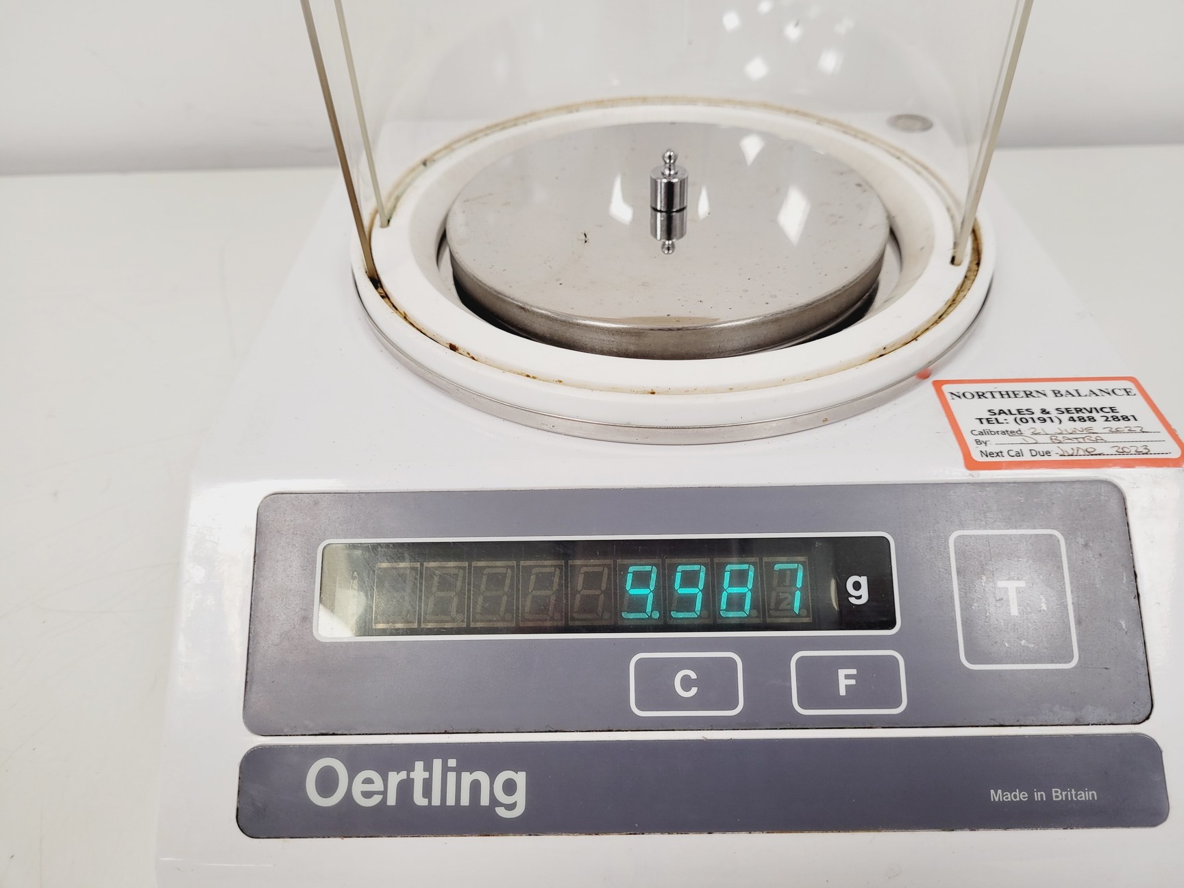 Image of Oertling Laboratory Precision Scales Balance Model RB153 Lab