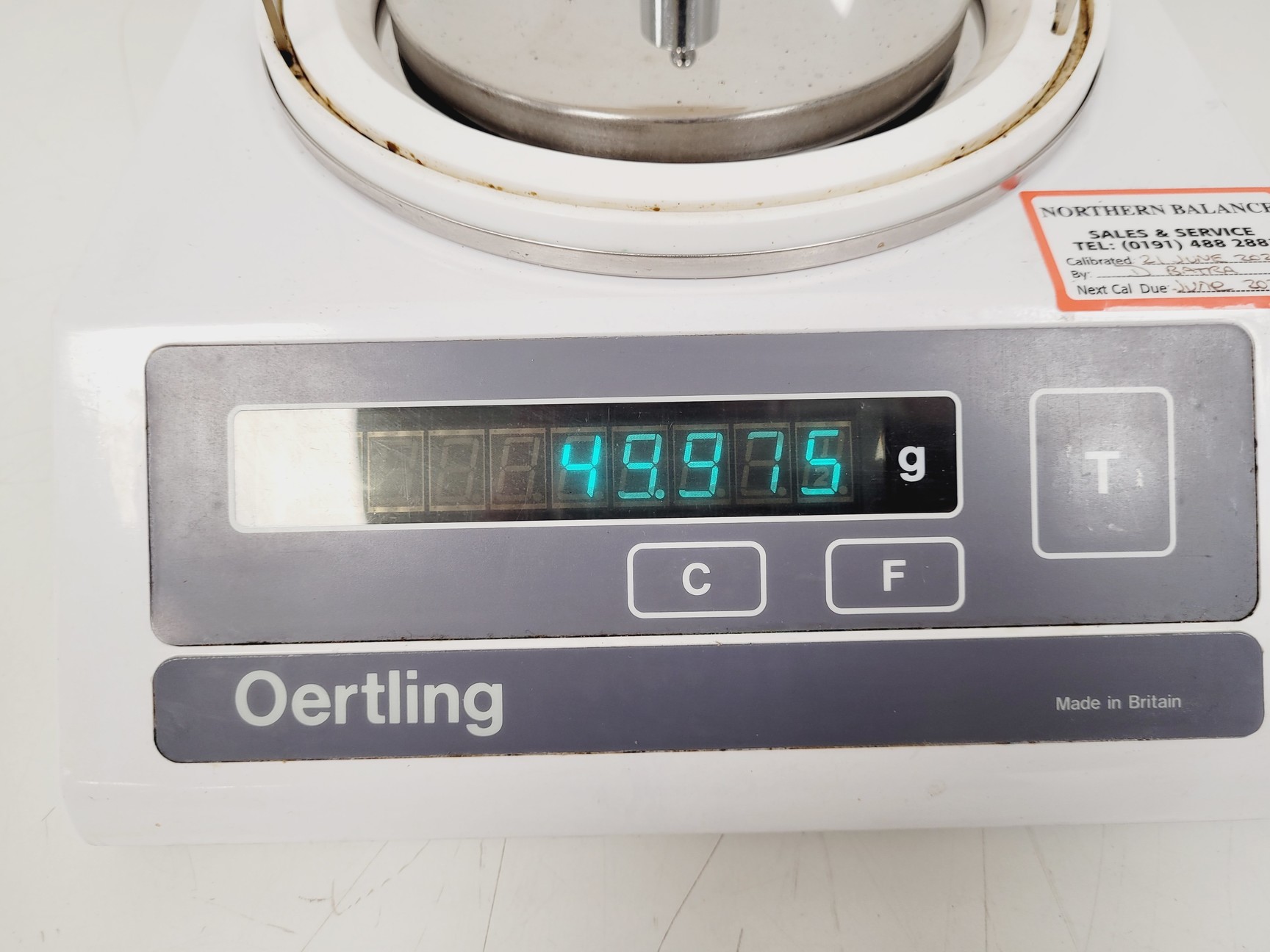 Image of Oertling Laboratory Precision Scales Balance Model RB153 Lab