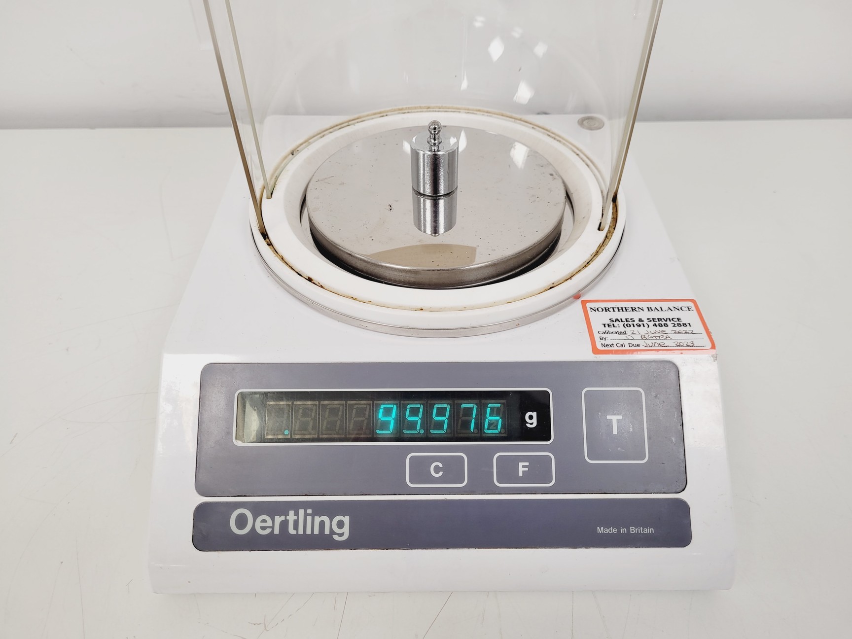 Image of Oertling Laboratory Precision Scales Balance Model RB153 Lab