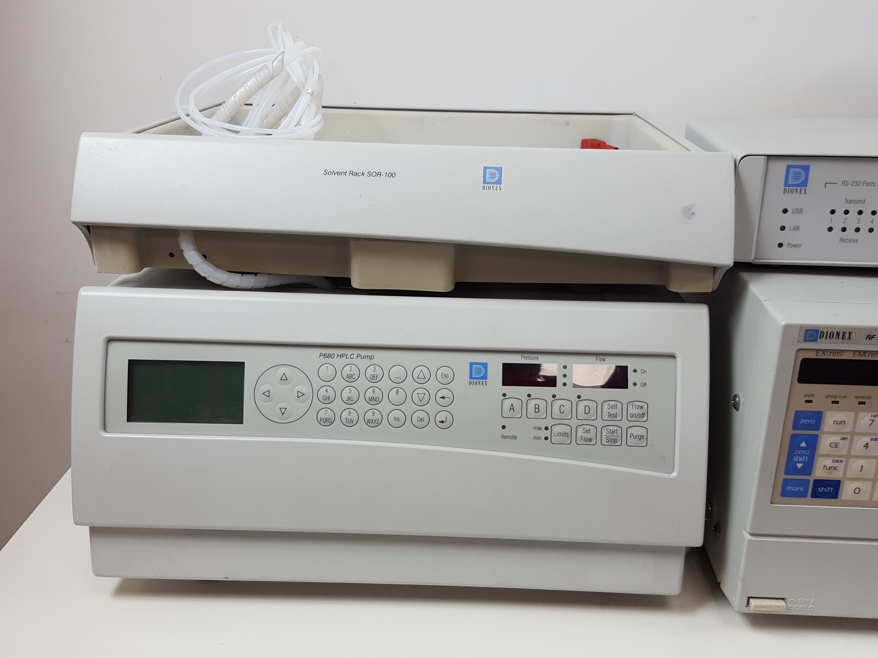 Image of Dionex HPLC System - UCI-100, PDA-100, RF 2000, TCC-100, P680A LPG-4  Lab
