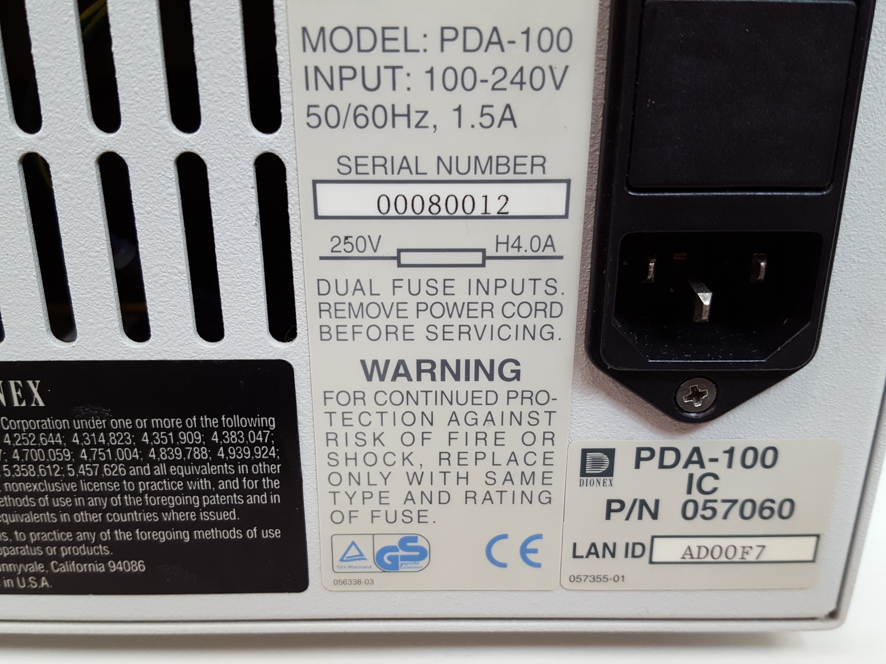 Image of Dionex HPLC System - UCI-100, PDA-100, RF 2000, TCC-100, P680A LPG-4  Lab