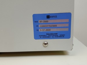 Thumbnail image of Dionex HPLC System - UCI-100, PDA-100, RF 2000, TCC-100, P680A LPG-4  Lab