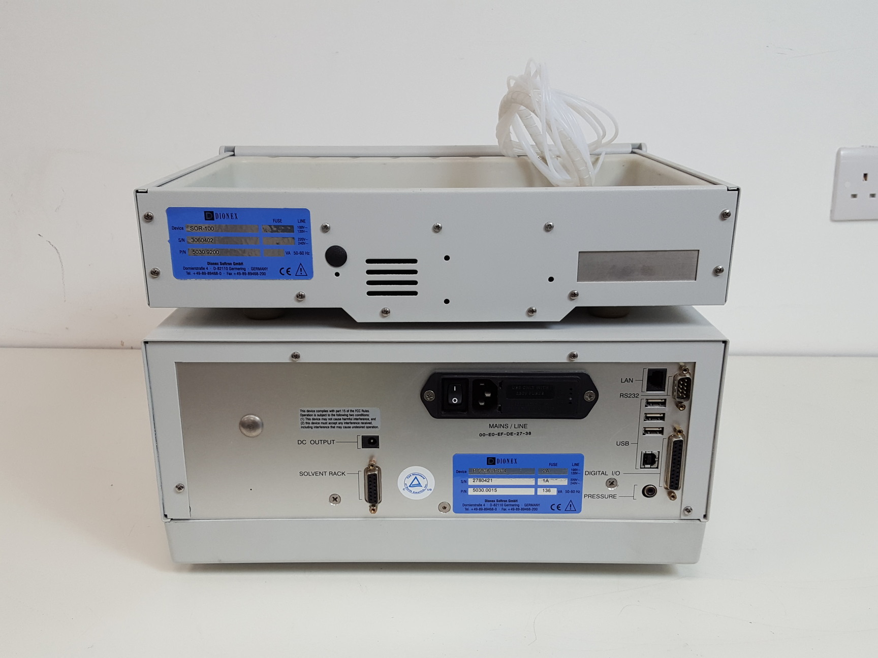 Image of Dionex HPLC System - UCI-100, PDA-100, RF 2000, TCC-100, P680A LPG-4  Lab