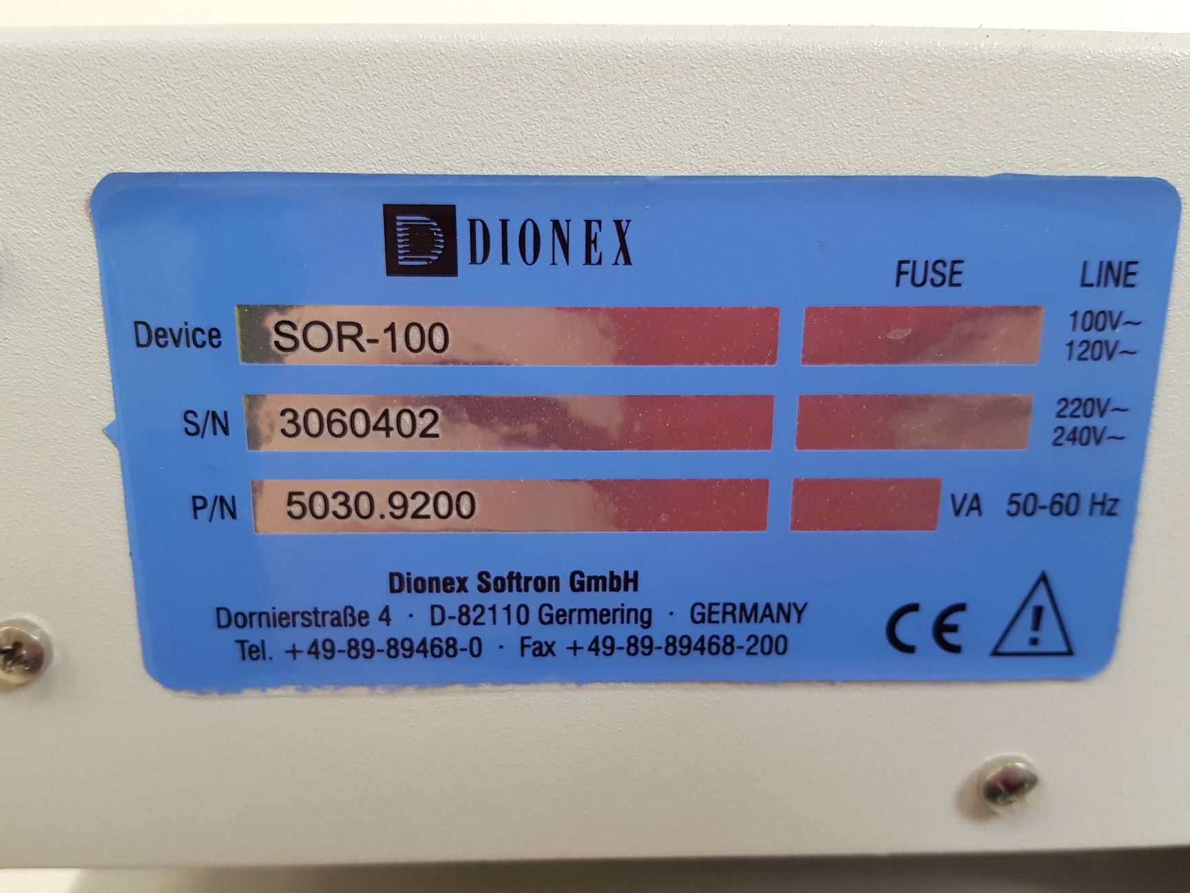 Image of Dionex HPLC System - UCI-100, PDA-100, RF 2000, TCC-100, P680A LPG-4  Lab