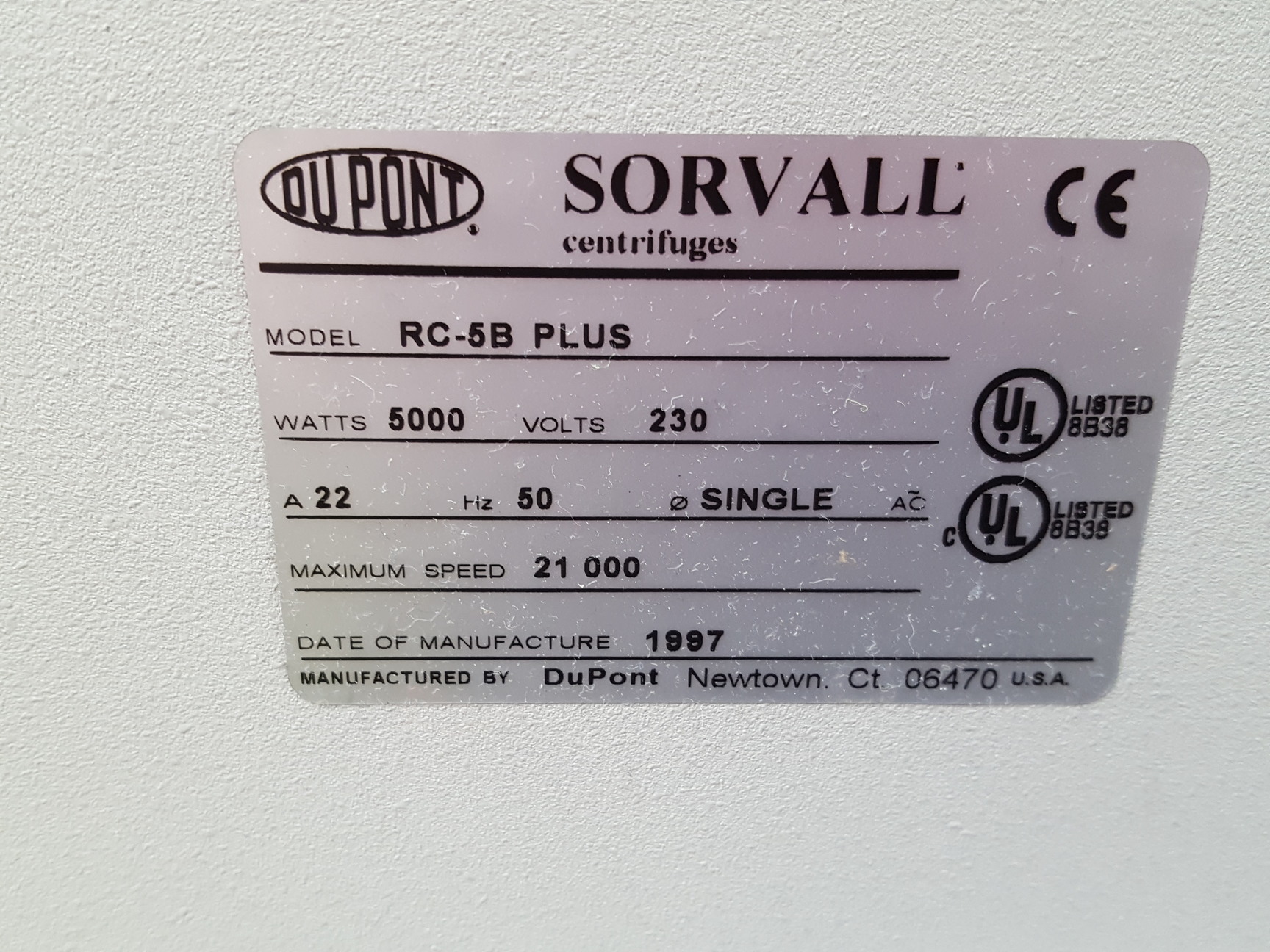 Image of Sorvall Refrigerated Laboratory Centrifuge RC-5B Plus with SS-34 Rotor Lab