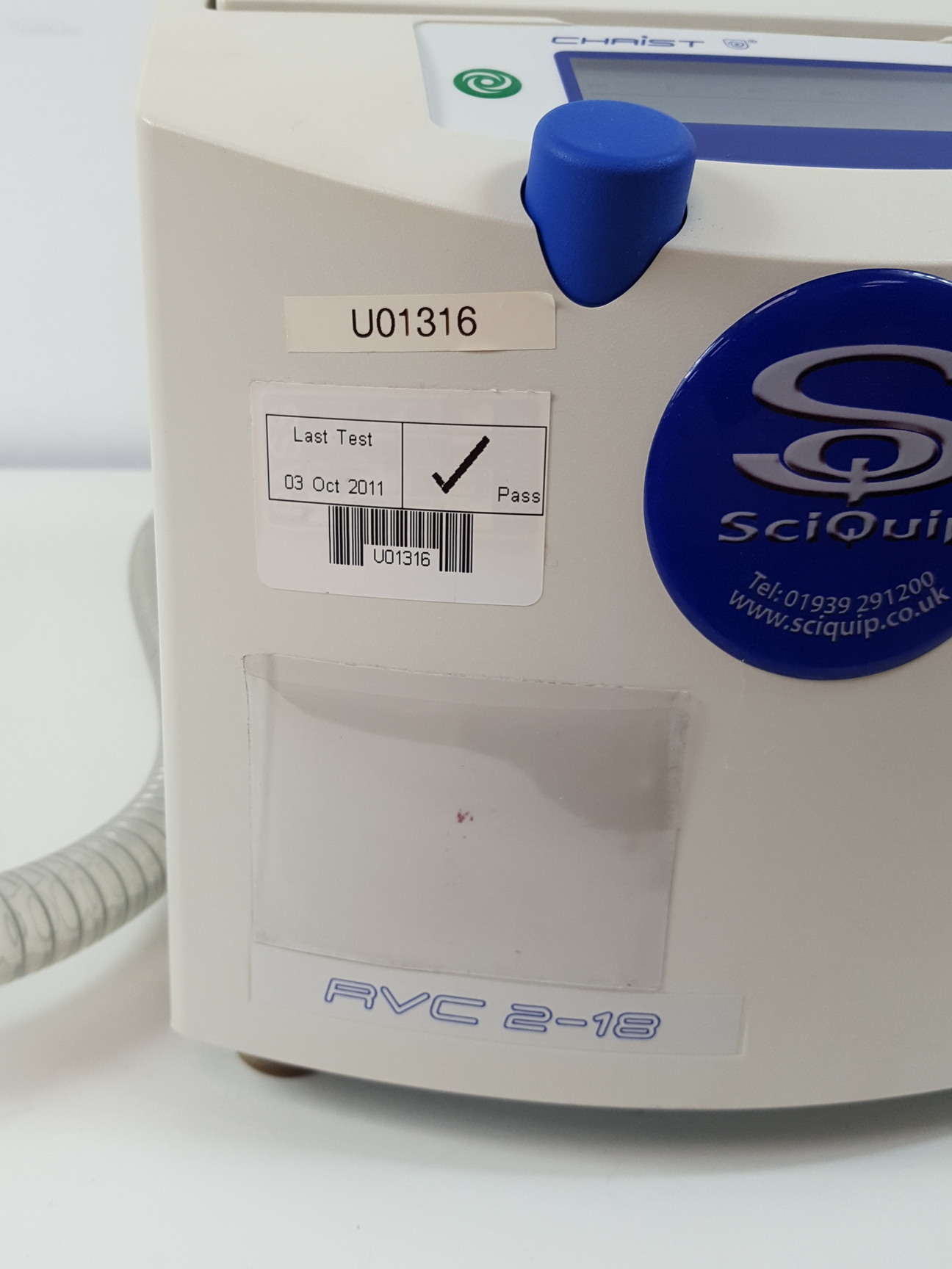 Image of Christ RVC 2-18 Mini Benchtop Laboratory Concentrator Type: 100218 & 2C Pump Lab