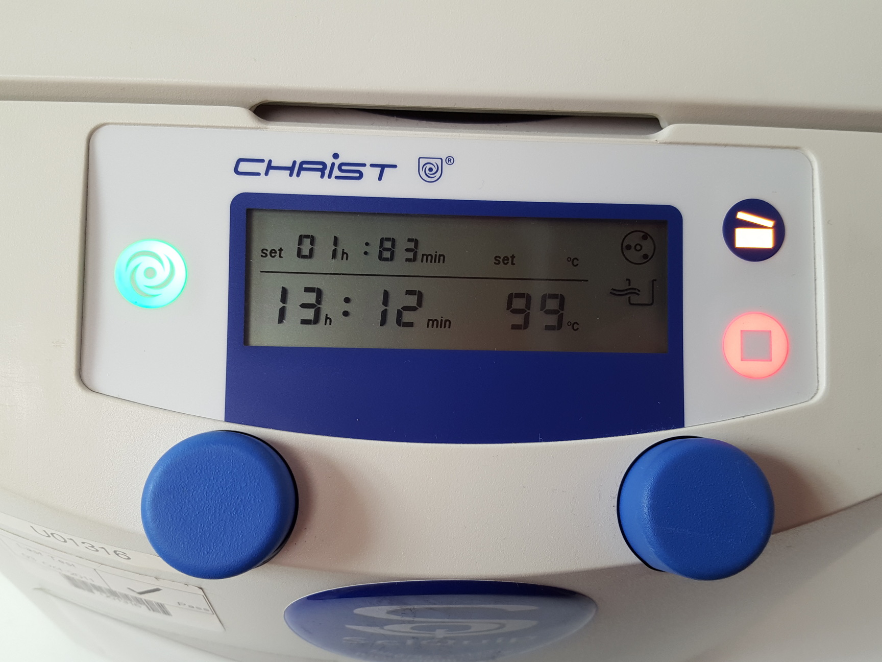 Image of Christ RVC 2-18 Mini Benchtop Laboratory Concentrator Type: 100218 & 2C Pump Lab