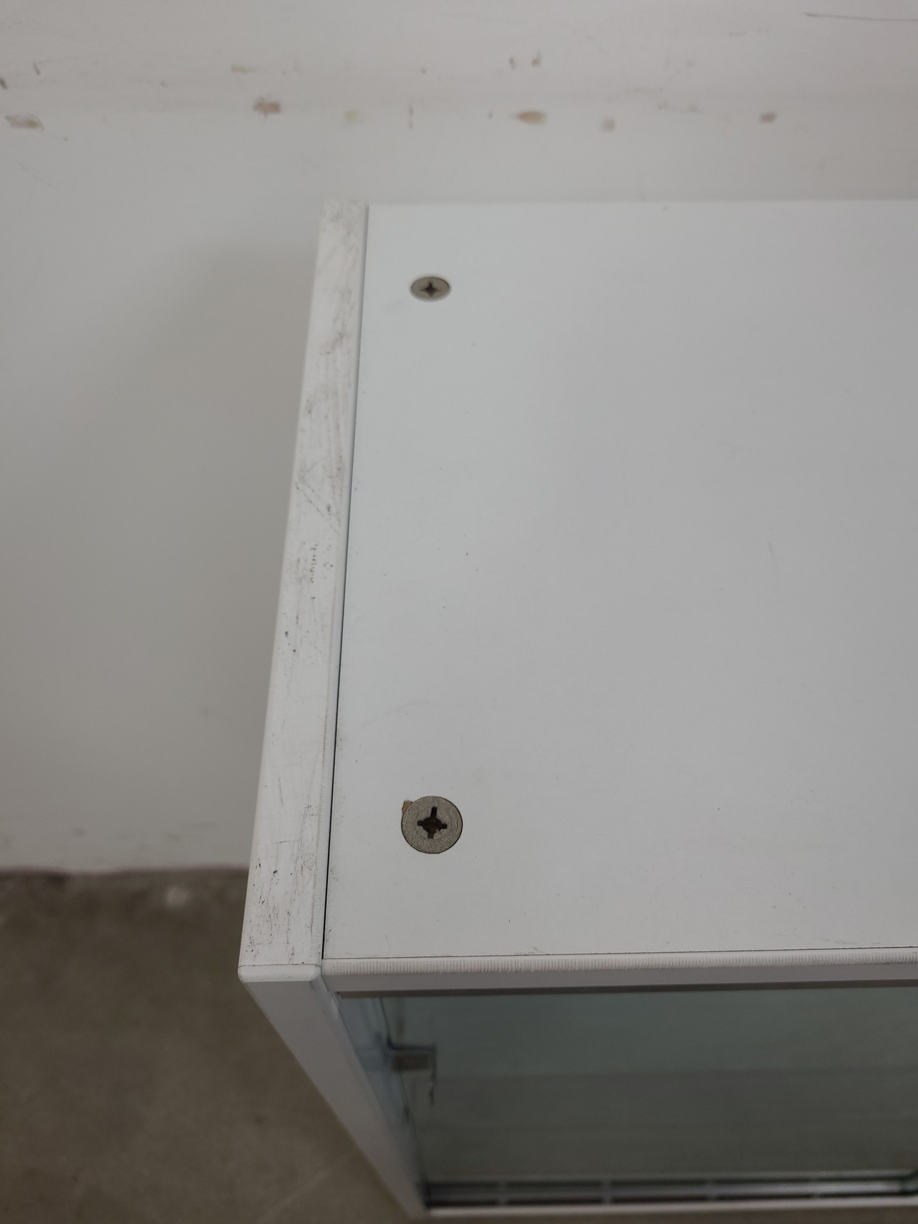 Image of 4x  Square Laboratory Cabinets with Glass Sliding Doors Lab