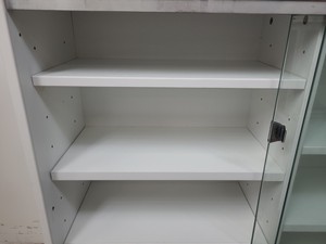 Thumbnail image of 4x  Square Laboratory Cabinets with Glass Sliding Doors Lab