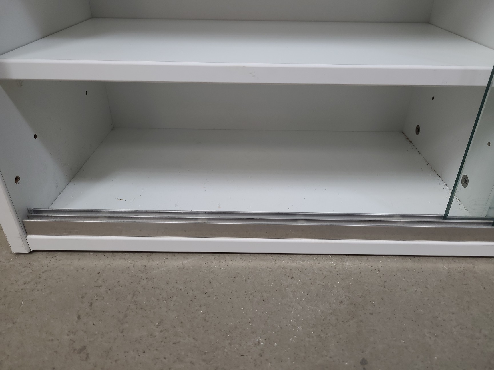 Image of 4x  Square Laboratory Cabinets with Glass Sliding Doors Lab