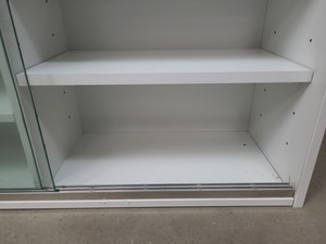 Thumbnail image of 4x  Square Laboratory Cabinets with Glass Sliding Doors Lab