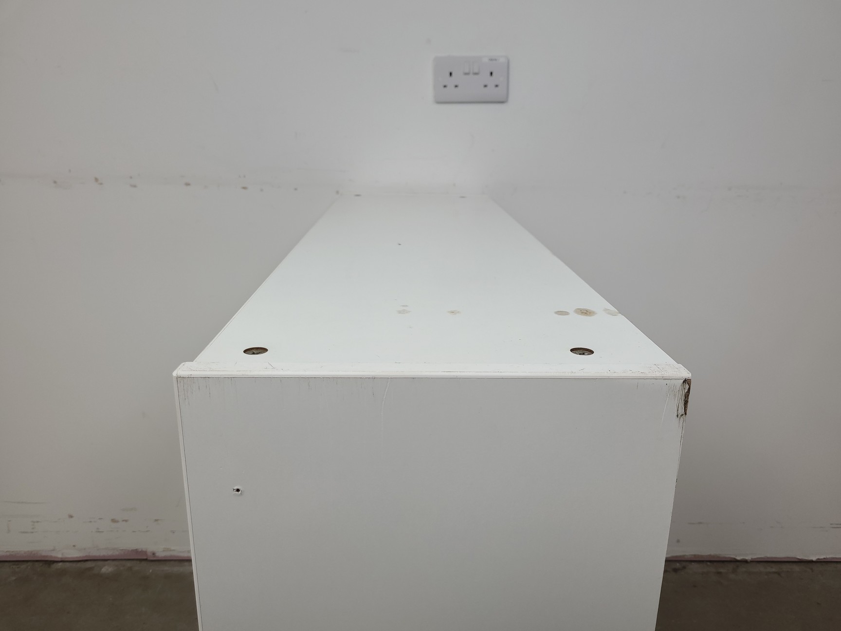 Image of 4x  Square Laboratory Cabinets with Glass Sliding Doors Lab