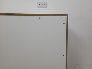 Thumbnail image of 4x  Square Laboratory Cabinets with Glass Sliding Doors Lab