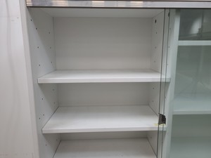 Thumbnail image of 4x  Square Laboratory Cabinets with Glass Sliding Doors Lab