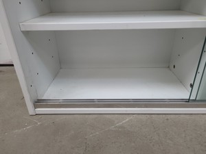 Thumbnail image of 4x  Square Laboratory Cabinets with Glass Sliding Doors Lab