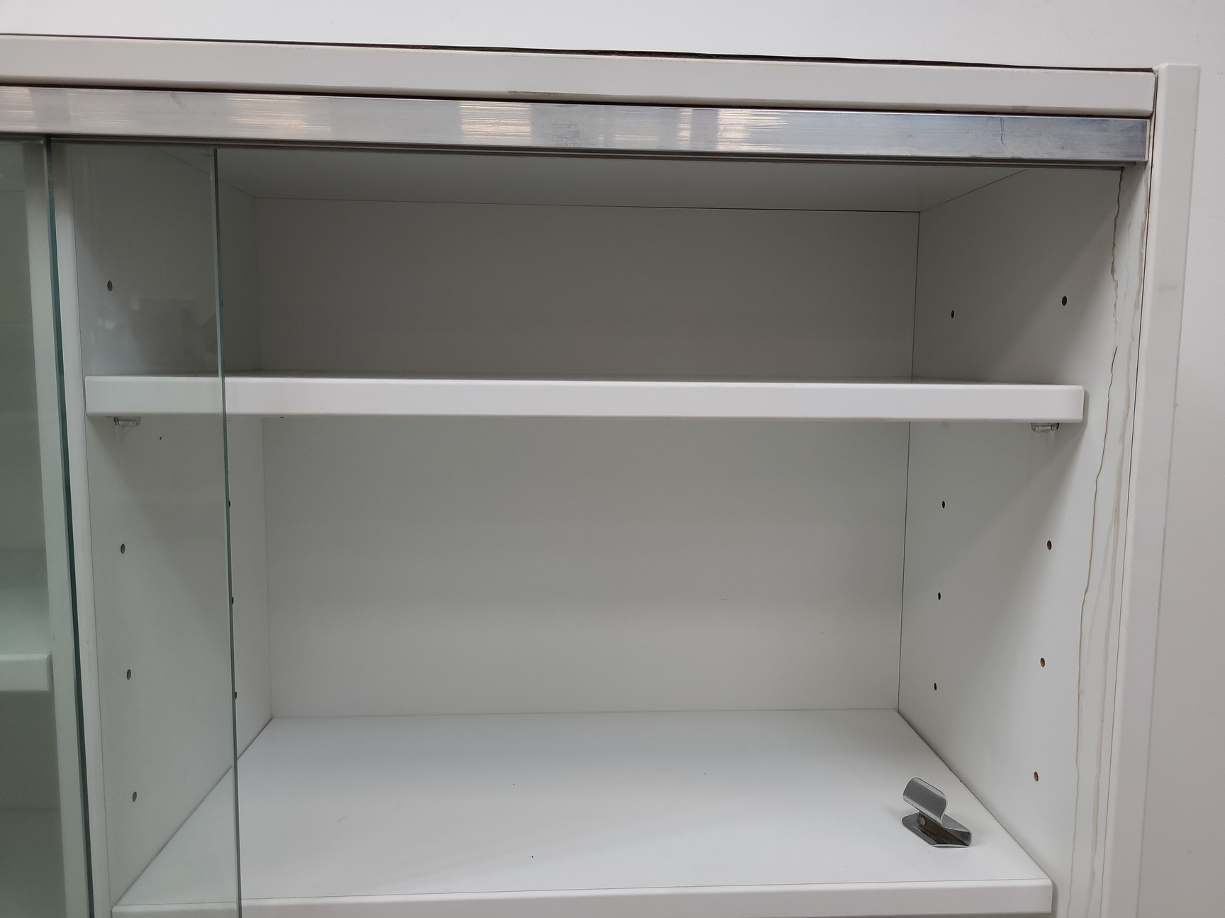 Image of 4x  Square Laboratory Cabinets with Glass Sliding Doors Lab