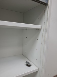 Thumbnail image of 4x  Square Laboratory Cabinets with Glass Sliding Doors Lab