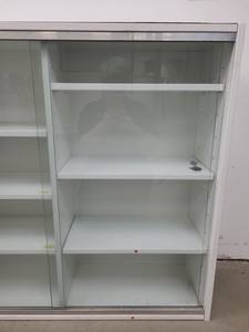 Thumbnail image of 4x  Square Laboratory Cabinets with Glass Sliding Doors Lab