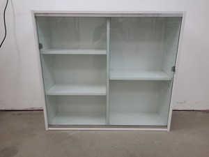 Thumbnail image of 4x  Square Laboratory Cabinets with Glass Sliding Doors Lab