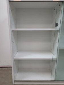 Thumbnail image of 4x  Square Laboratory Cabinets with Glass Sliding Doors Lab