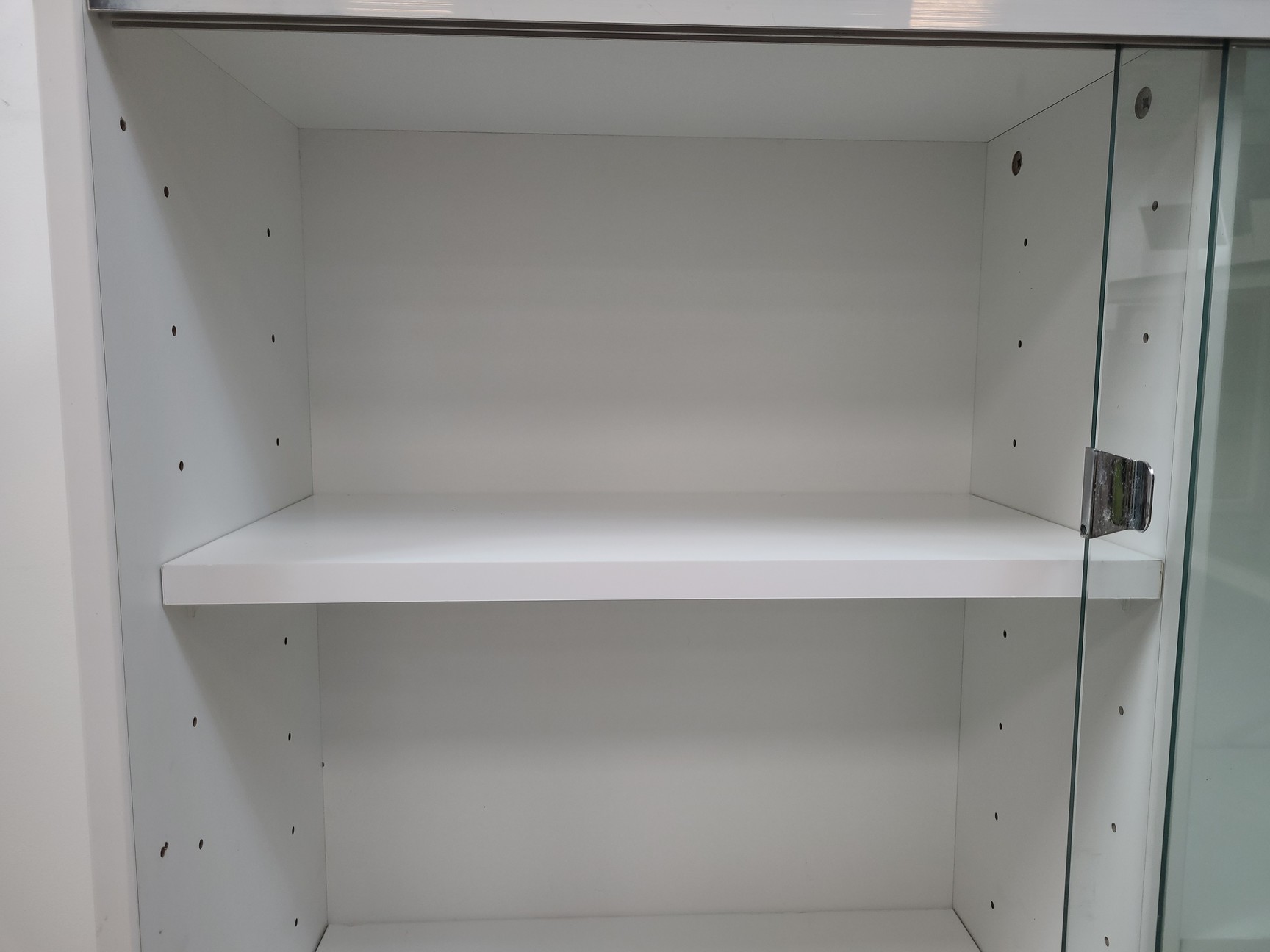 Image of 4x  Square Laboratory Cabinets with Glass Sliding Doors Lab