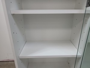 Thumbnail image of 4x  Square Laboratory Cabinets with Glass Sliding Doors Lab