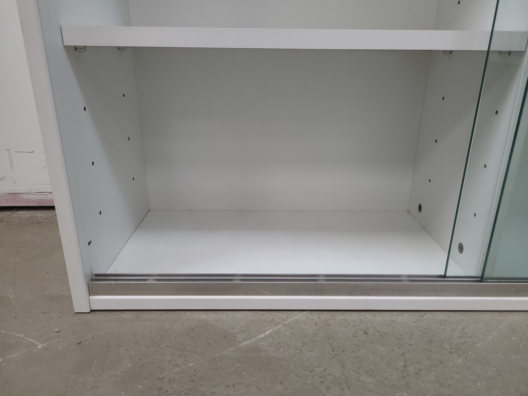 Image of 4x  Square Laboratory Cabinets with Glass Sliding Doors Lab