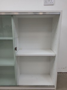 Thumbnail image of 4x  Square Laboratory Cabinets with Glass Sliding Doors Lab
