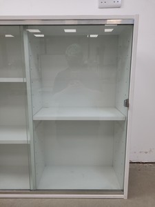Thumbnail image of 4x  Square Laboratory Cabinets with Glass Sliding Doors Lab