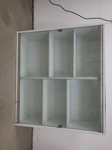 Thumbnail image of 4x  Square Laboratory Cabinets with Glass Sliding Doors Lab