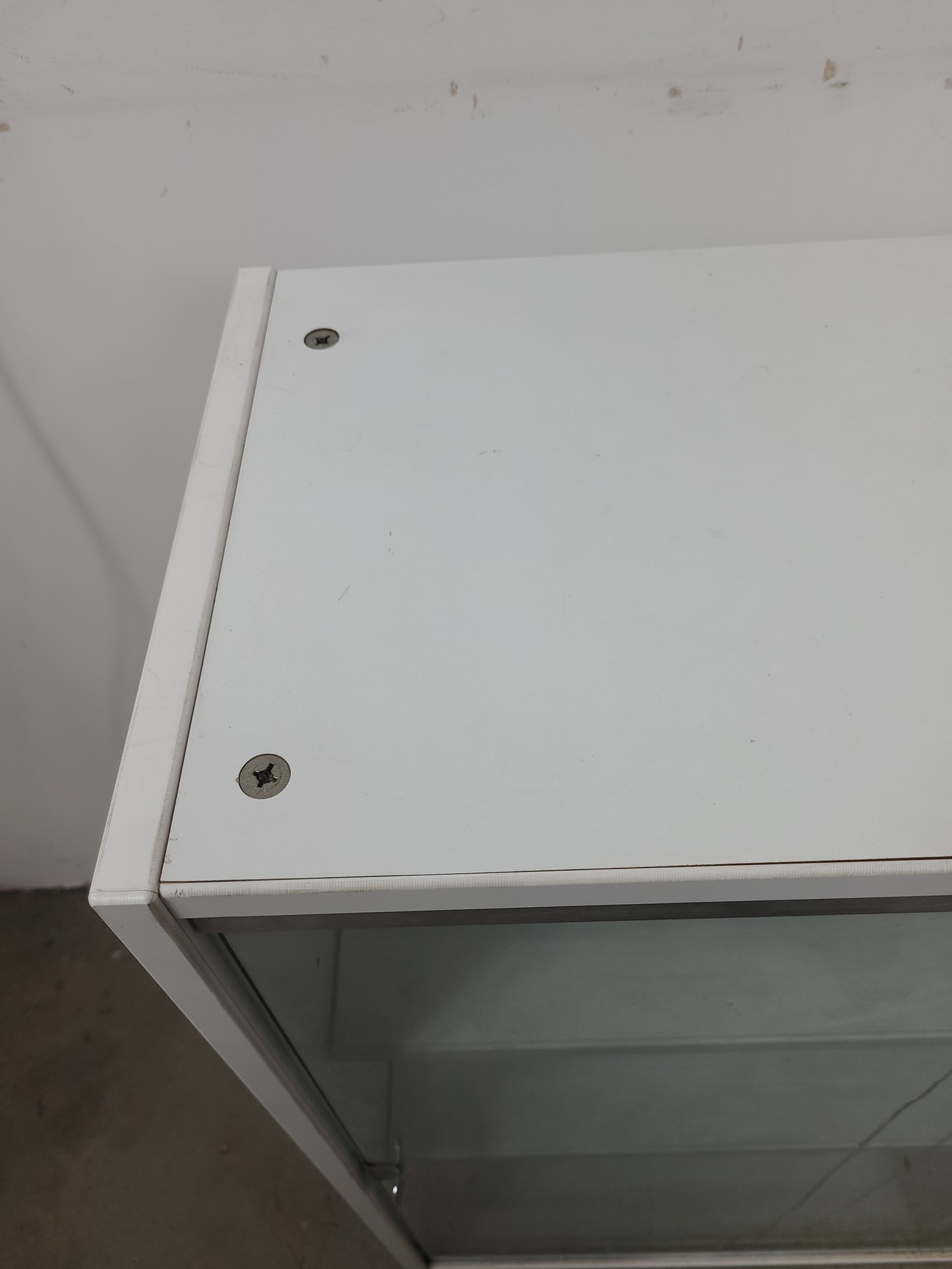 Image of 4x  Square Laboratory Cabinets with Glass Sliding Doors Lab