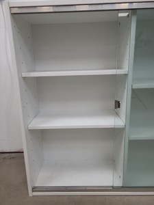 Thumbnail image of 4x  Square Laboratory Cabinets with Glass Sliding Doors Lab