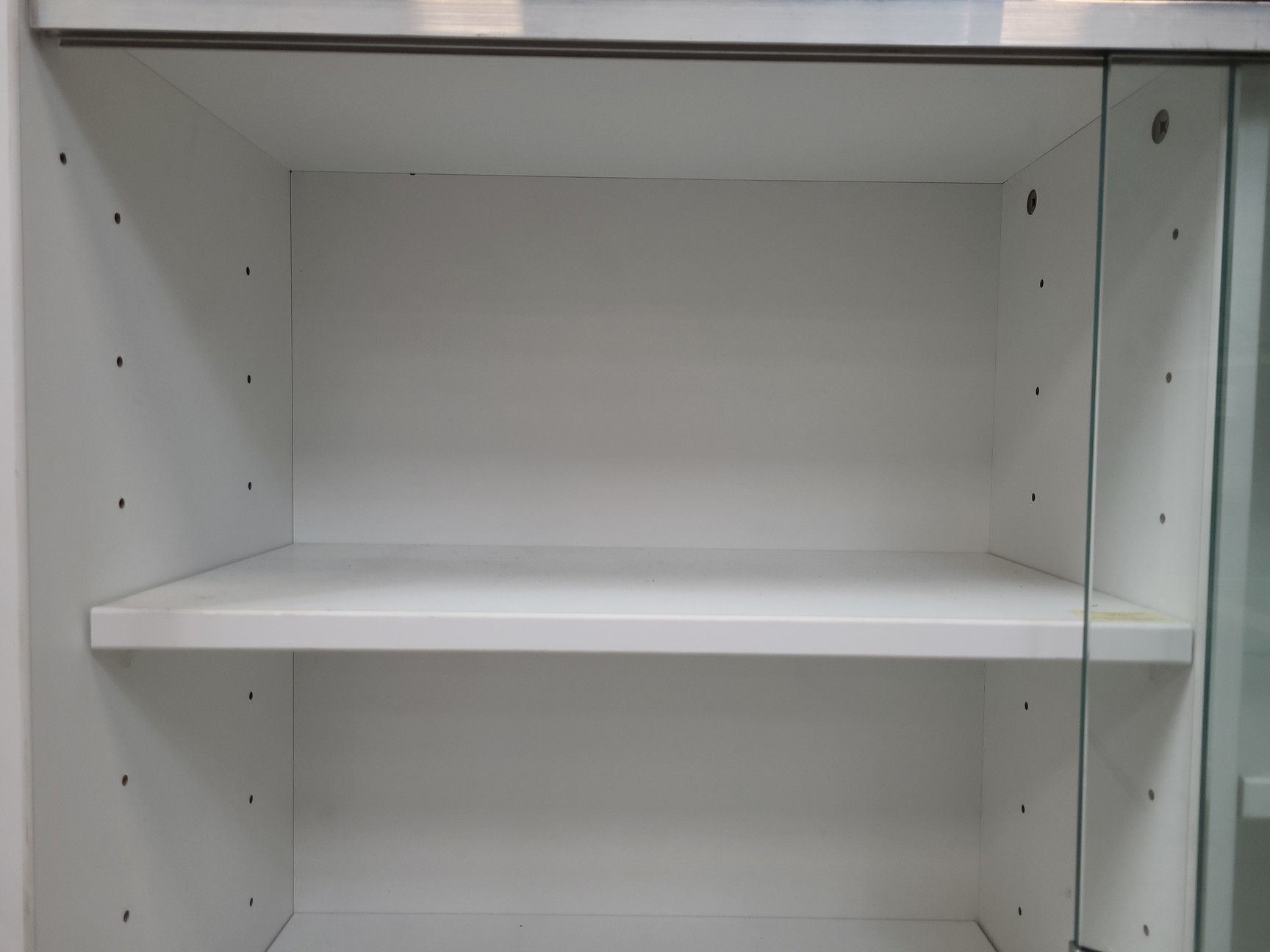 Image of 4x  Square Laboratory Cabinets with Glass Sliding Doors Lab