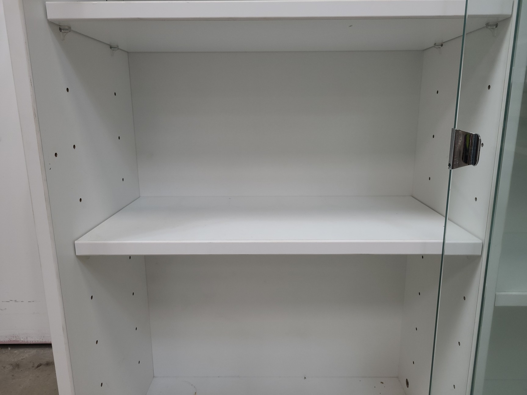 Image of 4x  Square Laboratory Cabinets with Glass Sliding Doors Lab