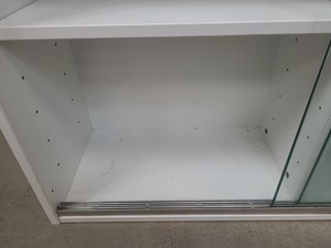 Thumbnail image of 4x  Square Laboratory Cabinets with Glass Sliding Doors Lab