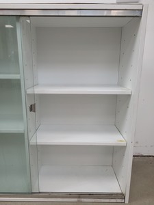 Thumbnail image of 4x  Square Laboratory Cabinets with Glass Sliding Doors Lab