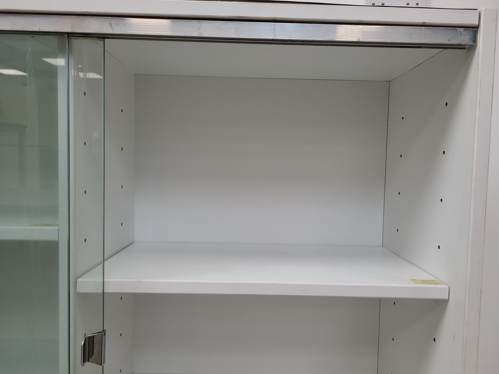 Image of 4x  Square Laboratory Cabinets with Glass Sliding Doors Lab
