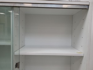 Thumbnail image of 4x  Square Laboratory Cabinets with Glass Sliding Doors Lab