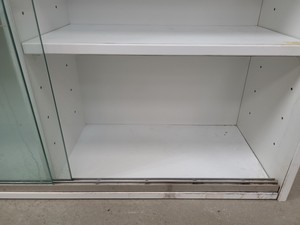 Thumbnail image of 4x  Square Laboratory Cabinets with Glass Sliding Doors Lab