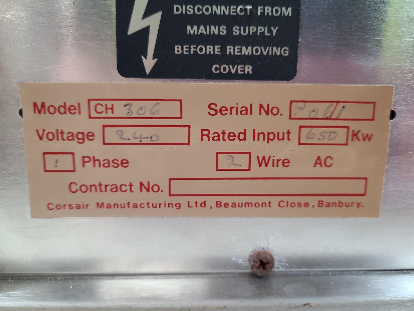 Image of Corsair Manufacturing Model: CH 306 Laboratory Drying Cabinet Lab