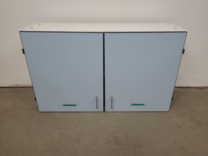 Thumbnail image of 8 x Wall Mounted Double Door Laboratory Cupboards  L 100cm x W 34cm x H 60cm Lab