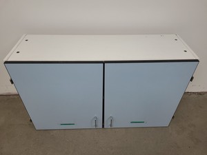 Thumbnail image of 8 x Wall Mounted Double Door Laboratory Cupboards  L 100cm x W 34cm x H 60cm Lab