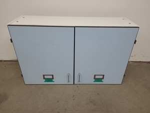 Thumbnail image of 8 x Wall Mounted Double Door Laboratory Cupboards  L 100cm x W 34cm x H 60cm Lab