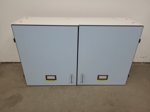 Thumbnail image of 8 x Wall Mounted Double Door Laboratory Cupboards  L 100cm x W 34cm x H 60cm Lab
