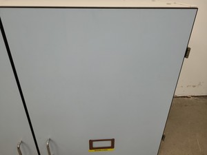 Thumbnail image of 8 x Wall Mounted Double Door Laboratory Cupboards  L 100cm x W 34cm x H 60cm Lab