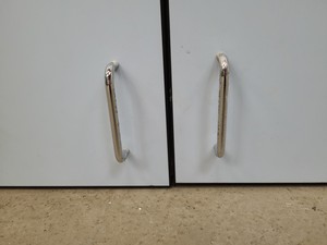 Thumbnail image of 8 x Wall Mounted Double Door Laboratory Cupboards  L 100cm x W 34cm x H 60cm Lab