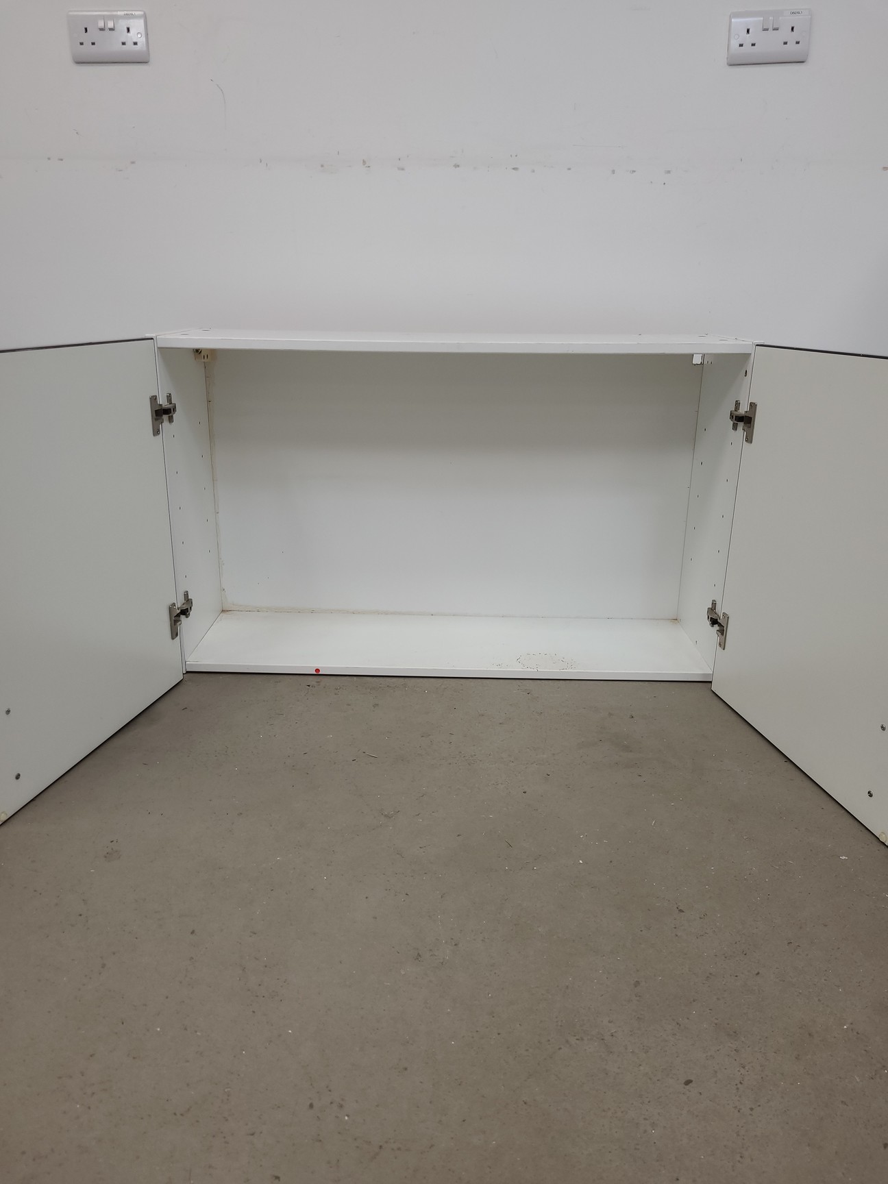 Image of 8 x Wall Mounted Double Door Laboratory Cupboards  L 100cm x W 34cm x H 60cm Lab