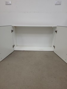Thumbnail image of 8 x Wall Mounted Double Door Laboratory Cupboards  L 100cm x W 34cm x H 60cm Lab